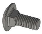 FLA10x25 Flachkopf Schraube M10x25
