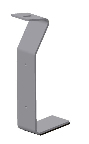 S15BS-al Stütze S15 hinten, Aluminium