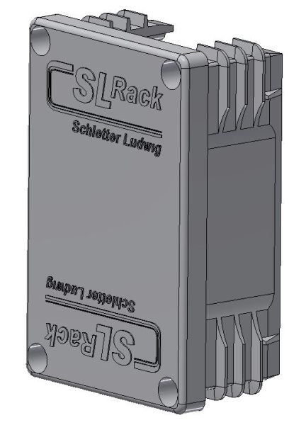 Kunststoff-Endkappe 60x40, grau
