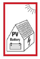 Pv Hinweisschild Mit Batterie,Kunststoff