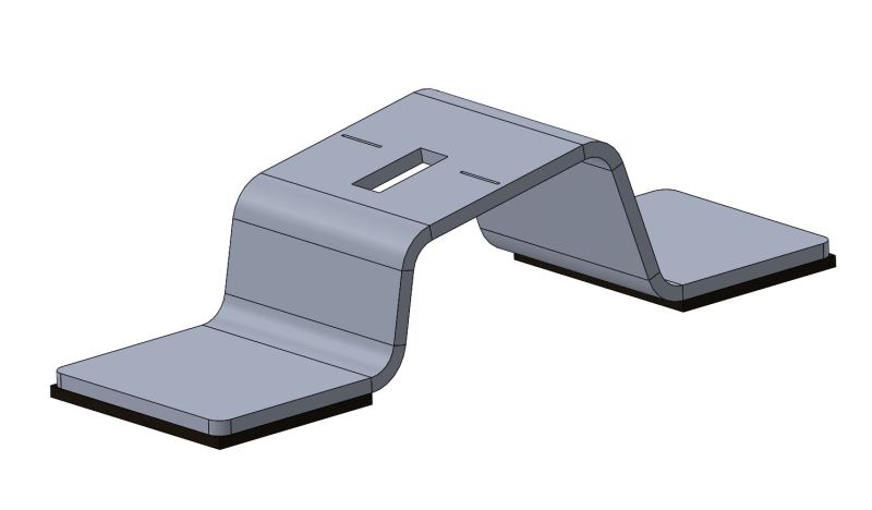 S10FS-al Stütze S10 vorne, Aluminium
