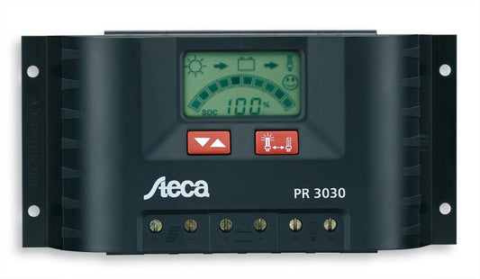 Solarladeregler 12/24V, 20A w. LCD