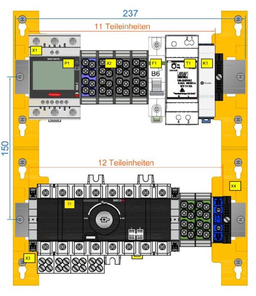 Umschalteinrichtung Manuell 3Ph_Fro_Mts-