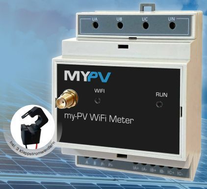 Wi-Fi Energy Meter inkl. 3x Klappstromwandler 75A