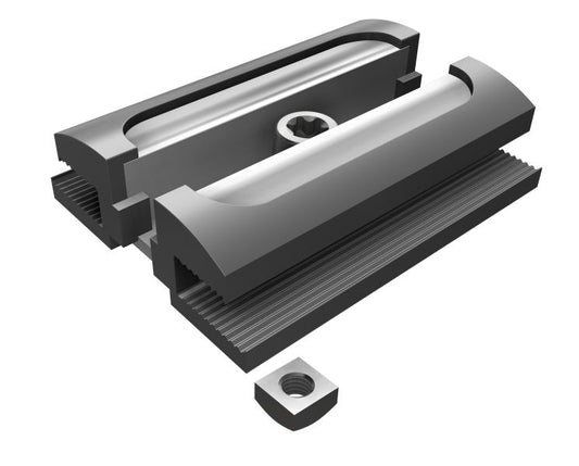 Laminat-Modulmittelklemme, Fürrahmenlose
