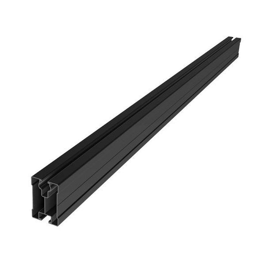 Modultragschiene 60x40 mm - 4750 mm,schwarz eloxiert RAIL 60
