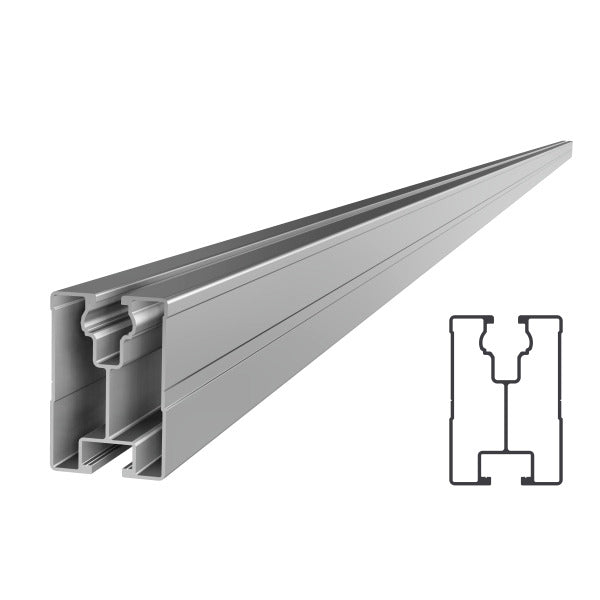 Modultragschiene 60X40 Mm - 2400 Mm Rail