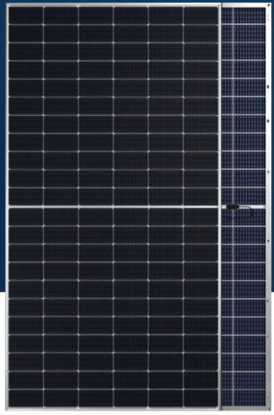 Photovoltaikm. 700W,2384x1303x35mm,37,8kg,N-Type,Doppelglas