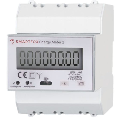 Smartfox Energy Meter 3Ph, 100A, Rs485,