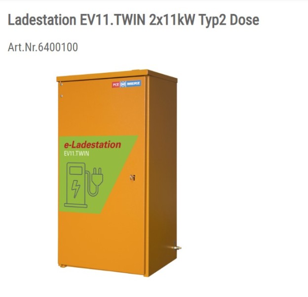 Mobile-Ladestation Ev11.Twin2X11Kw Typ2