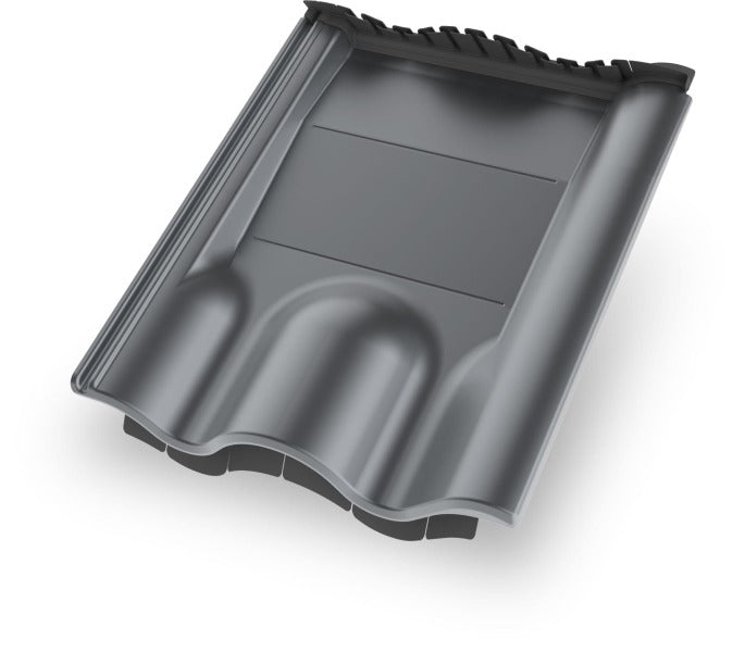 K2 4-Tile Metallersatzziegel,Grau